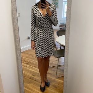 DVF Wrap Dress - New Jeanne Two in Chain Link